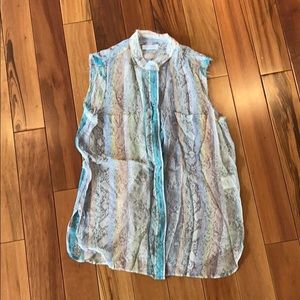 Equipment silk blouse